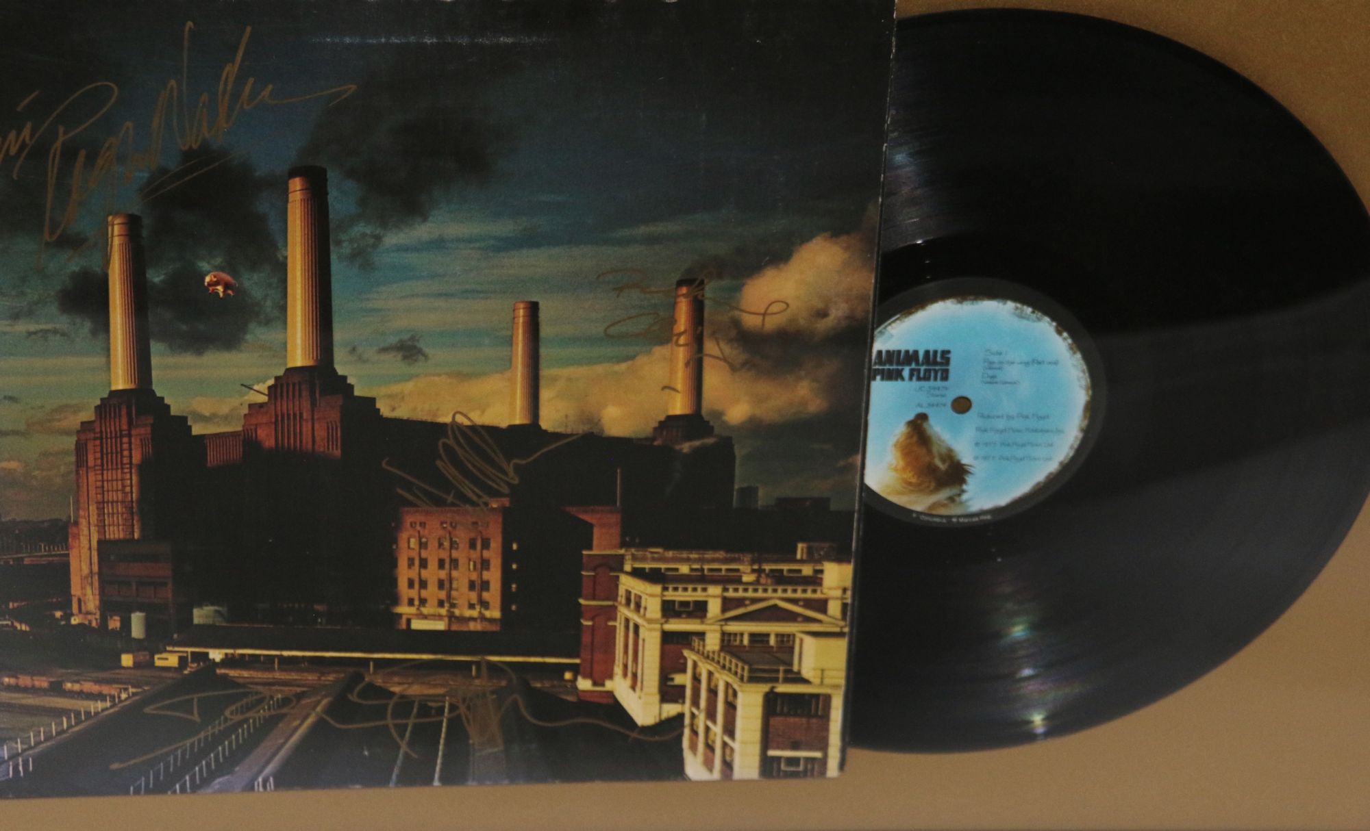 Pink Floyd Animals Album Cover Die-Cut Vinyl Sticker, 4 Inches Wide, Multi-Color For Car Laptop Bumper (BOGO)